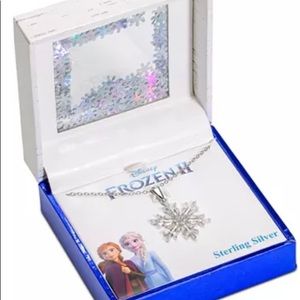 NEW Disney Sterling Silver Necklace FROZEN